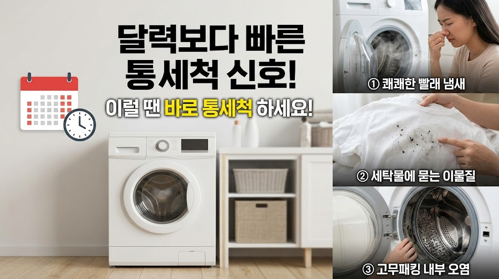 세탁기 통세척 주기 얼마나 자주 해야 할까? 드럼 통돌이 관리법 총정리 3 세탁기 통세척 주기