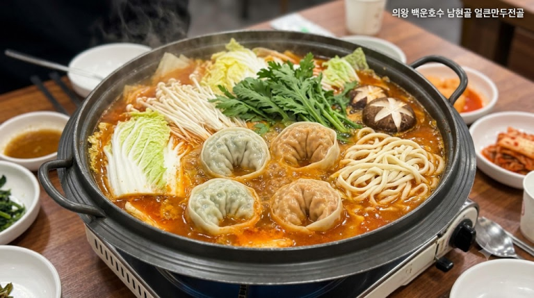 생생정보 얼큰만두전골